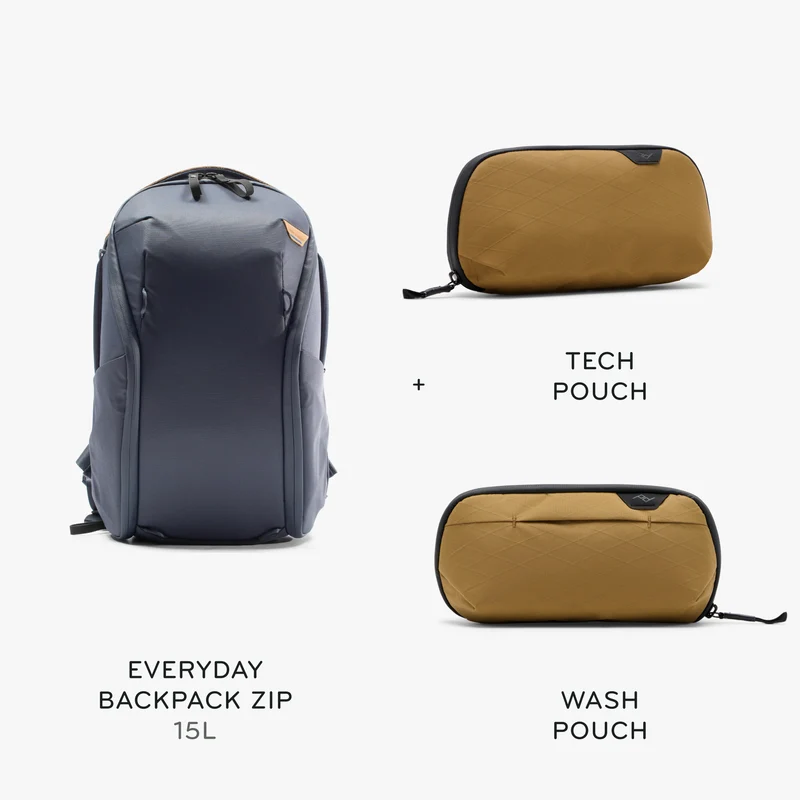 15L Everyday Backpack Zip + Bundle 1 | Midnight