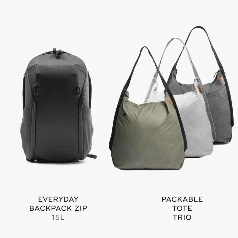 15L Everyday Backpack Zip + Bundle 2 | Black