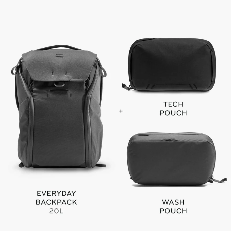 20L Everyday Backpack + Bundle 1 | Black