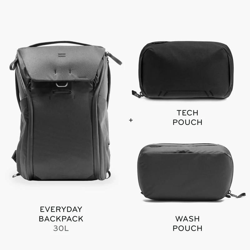30L Everyday Backpack + Bundle 1 | Black