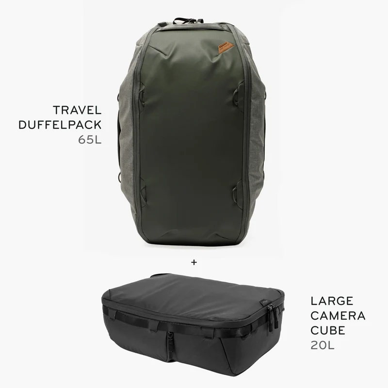 65L Travel Duffelpack + Bundle 1 | Sage