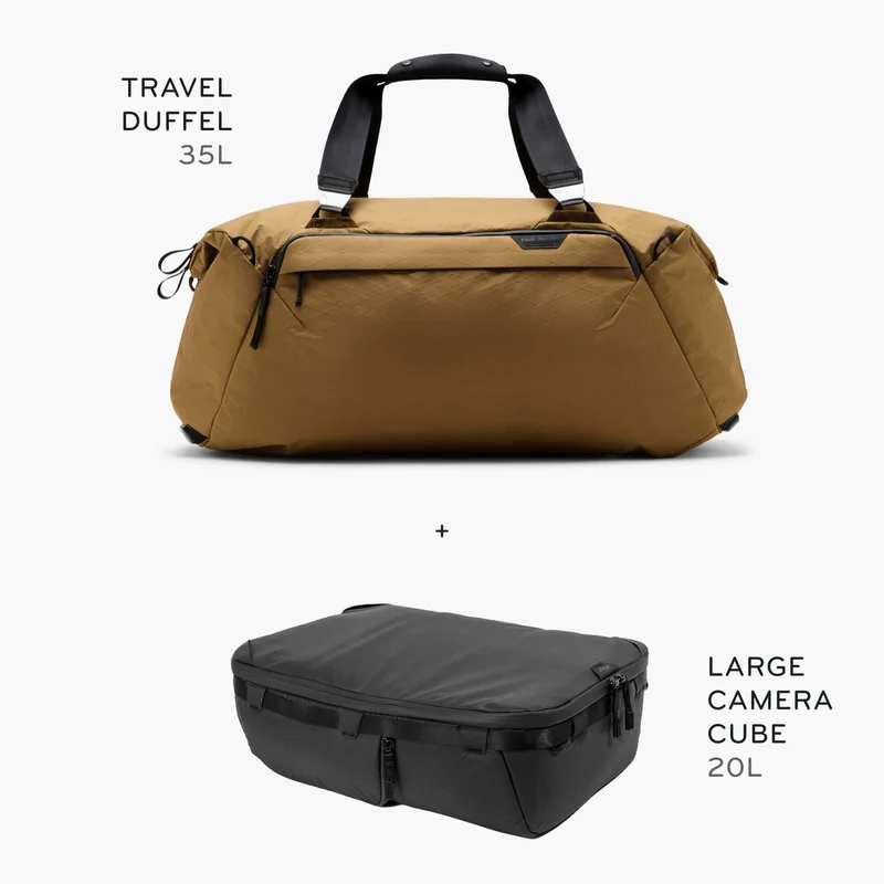 35L Travel Duffel + Bundle 1 | Coyote