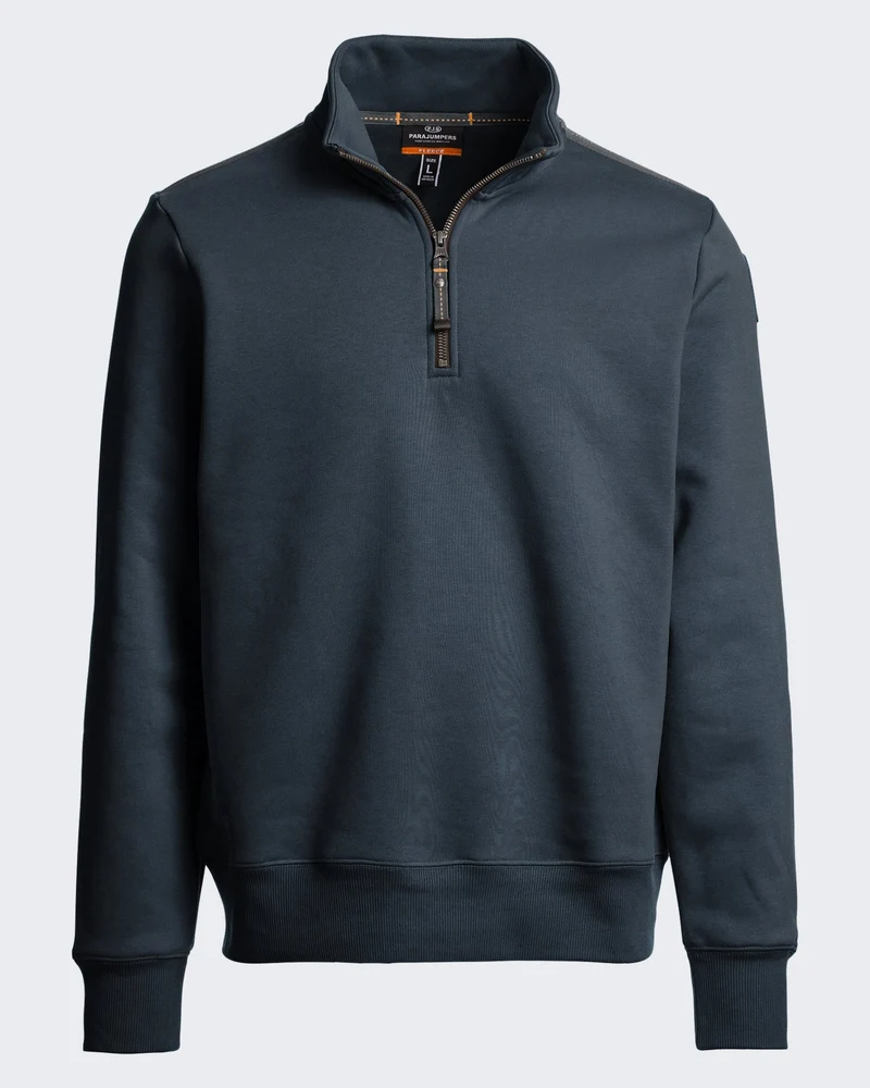 Heren Half-zip fleece trui Grijs