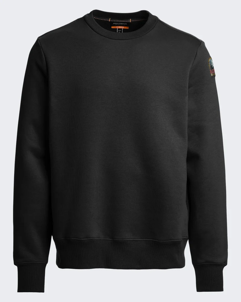 Heren Sweatshirt met ronde hals Zwart