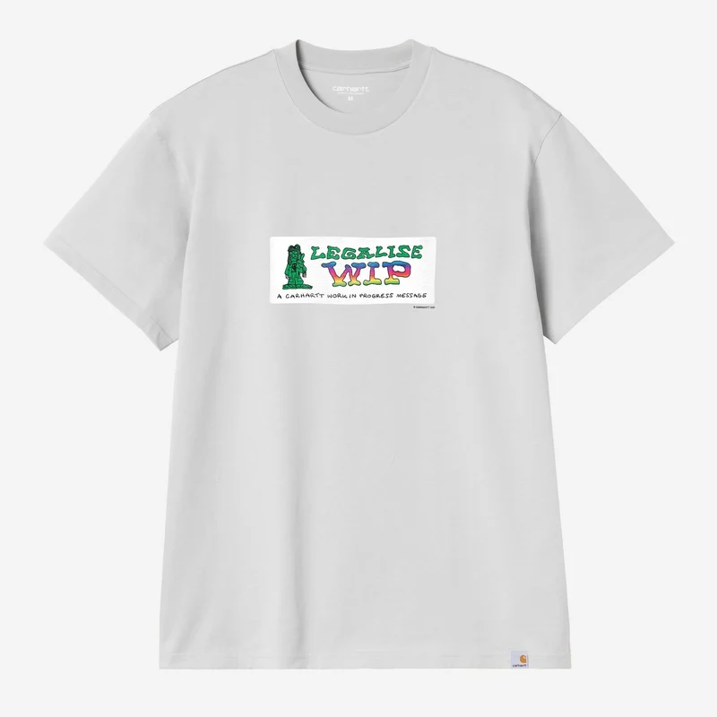 Carhartt WIP T-shirt met bumperstickers voor heren | Pontiki