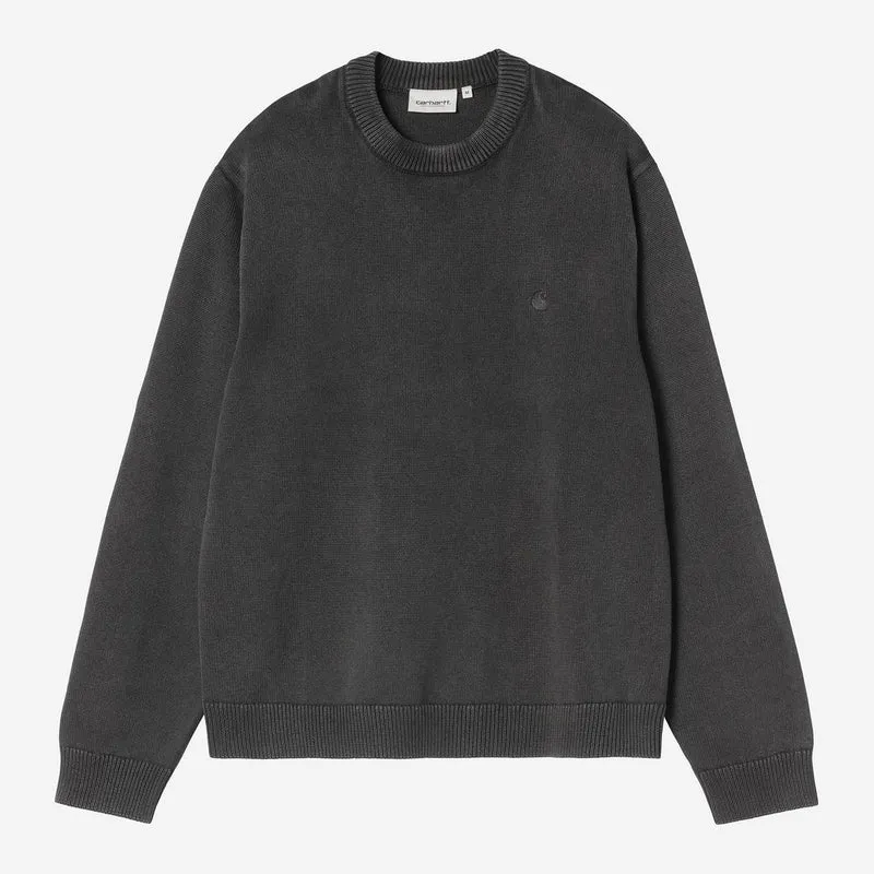 Carhartt WIP Heren Kori Trui | Zwart Geverfd