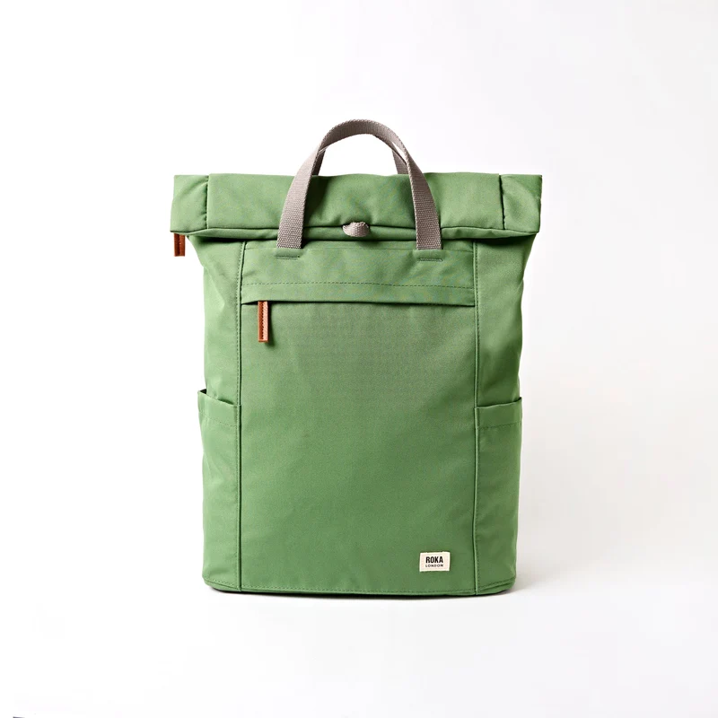 ROKA Finchley Een grote Artichoke tas van gerecycled canvas
