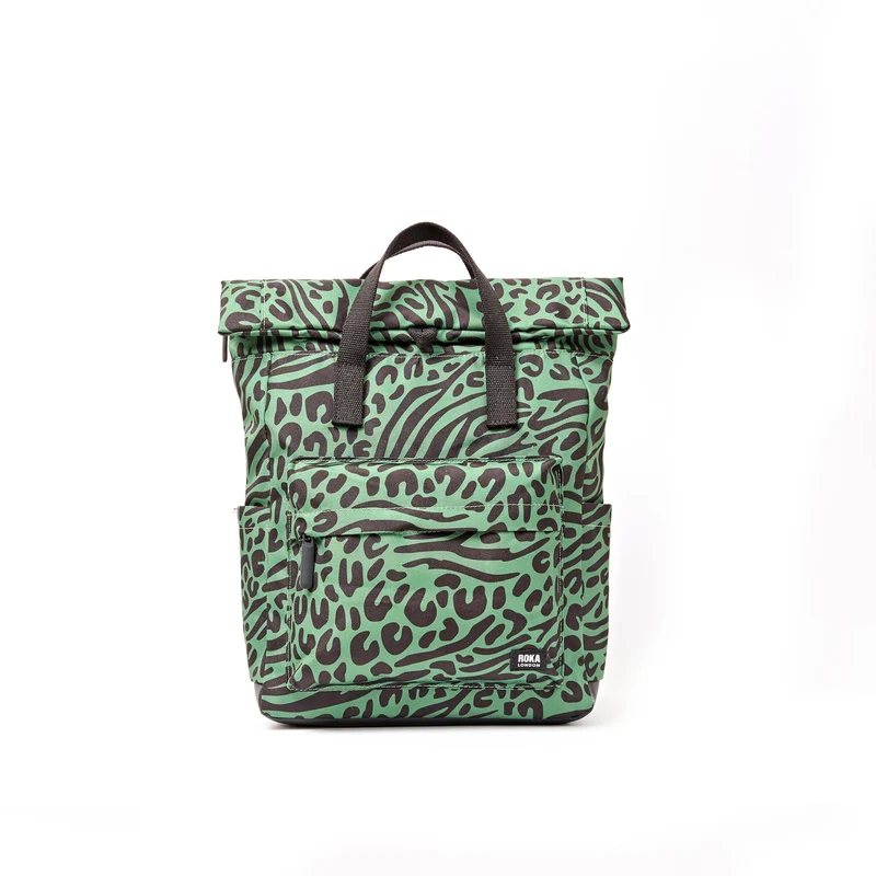 ROKA Canfield B Gemengde Artisjok Middelgrote Tas van Gerecycled Canvas