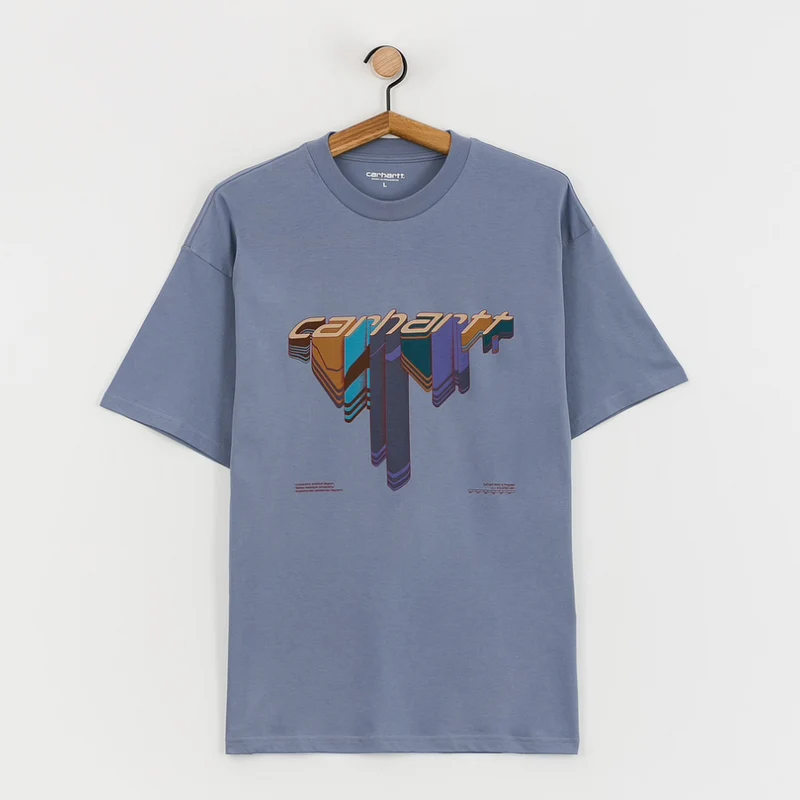 Carhartt WIP Heren T-shirt van Art Supply - Bay Blue