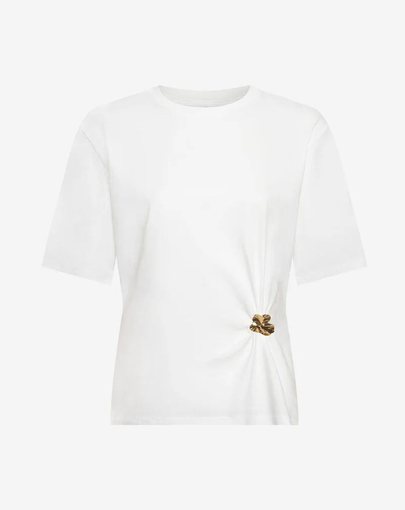 BROCHE TEE CRÈME