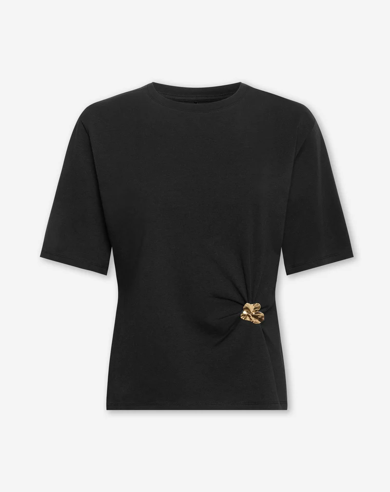 BROCHE TEE ZWART