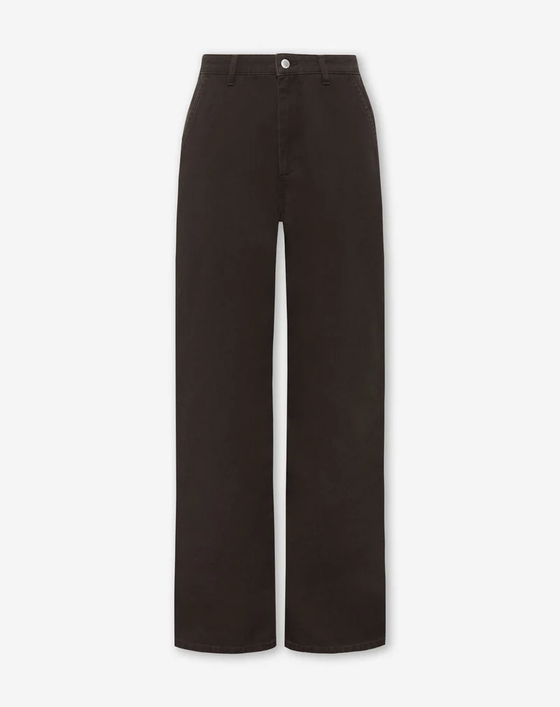 FLOWY DENIM WIDE LEG JEANS BRUIN