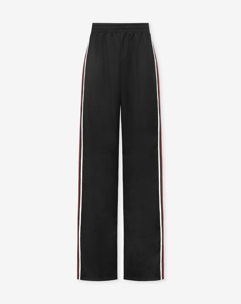 JUUL STRIPE TAPE PANTALON PETITE ZWART
