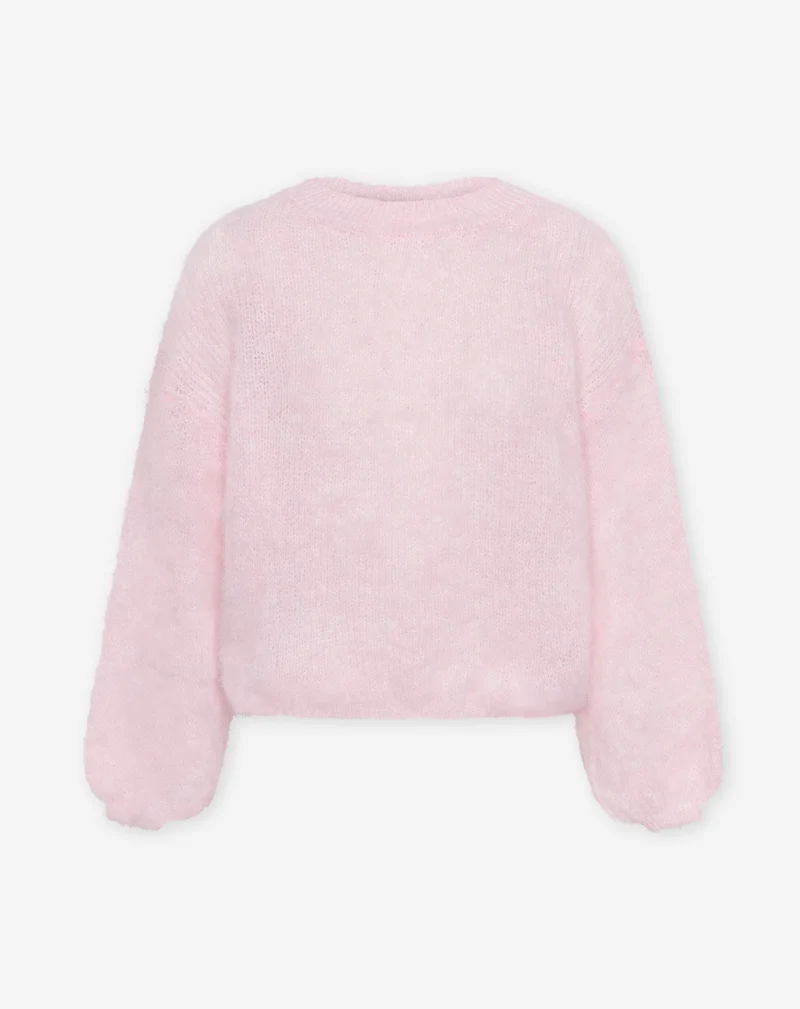BRUSHED MOHAIR KNIT LICHTROZE
