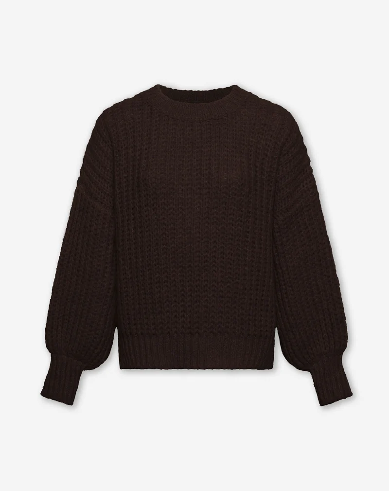 ESMEE CHUNKY KNIT BRUIN