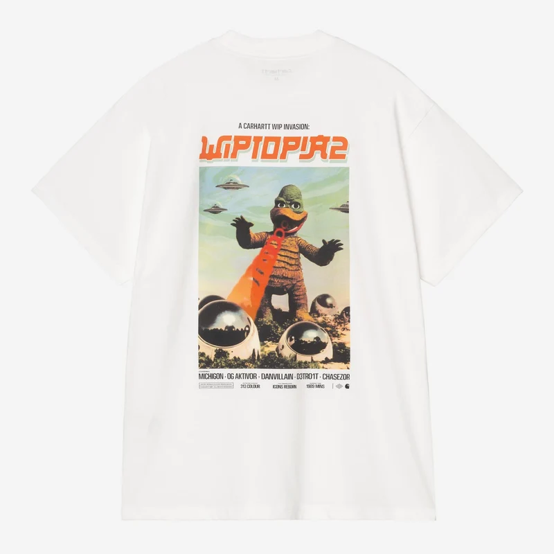 Carhartt WIP Heren Wiptopia II T-shirt | Wit
