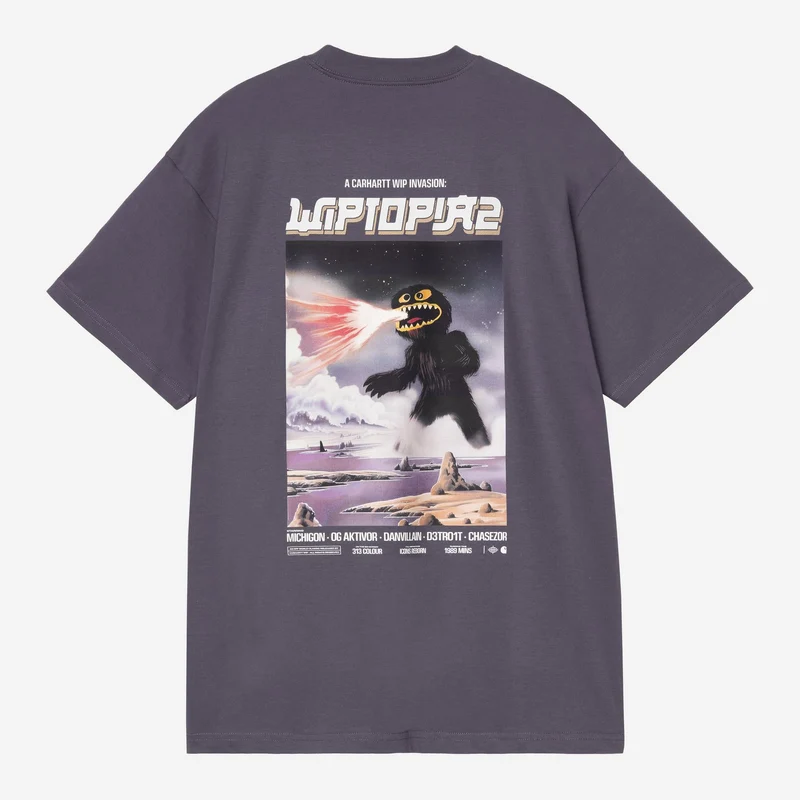 Carhartt WIP Heren Wiptopia II T-shirt | Shady Purple