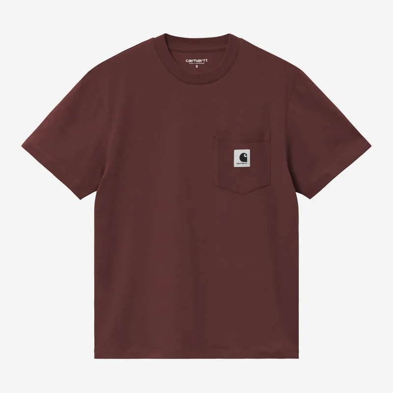 Carhartt WIP Dames T-shirt met borstzak | Amarone