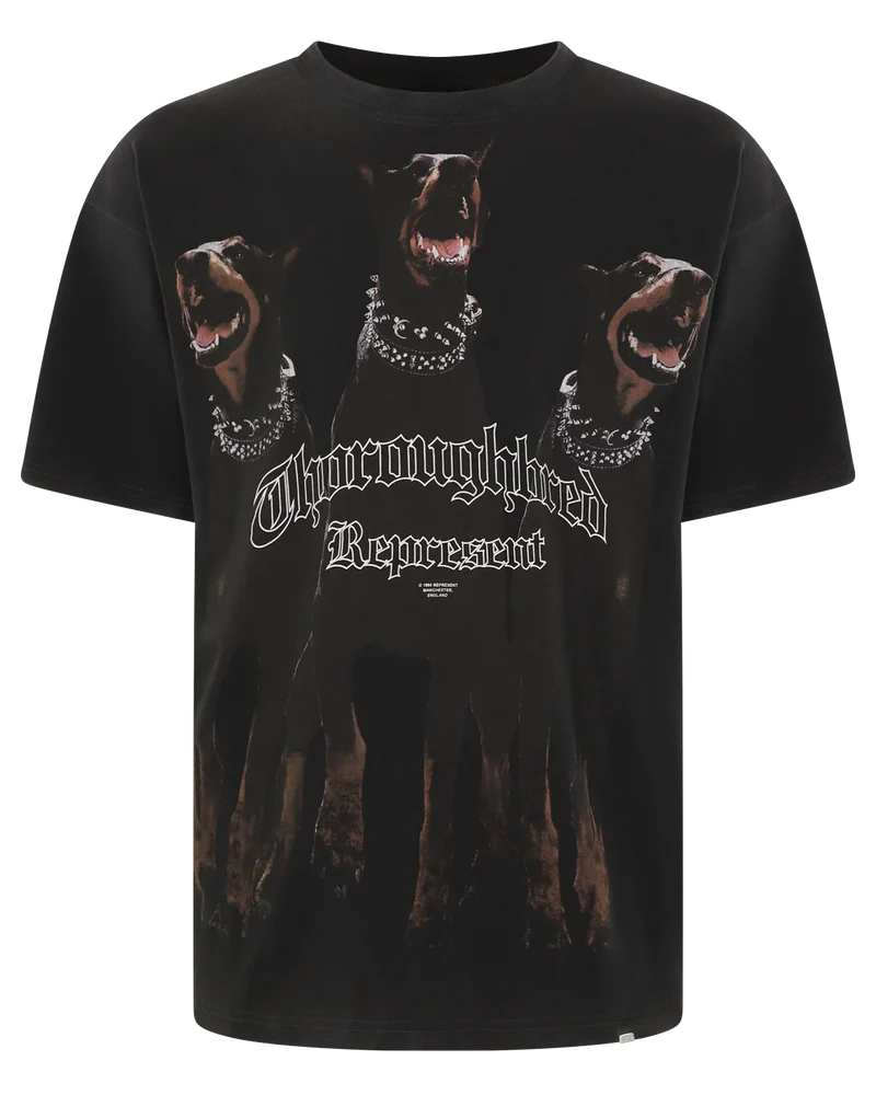 Heren Thoroughbred T-Shirt Zwart