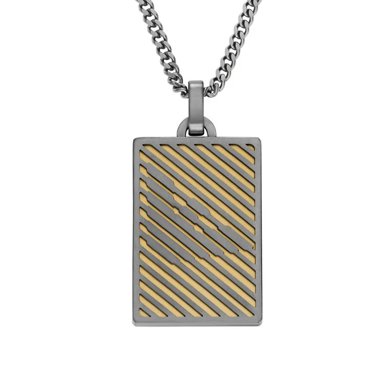 Emporio Armani Silver Stainless Steel Necklace EGS3239060