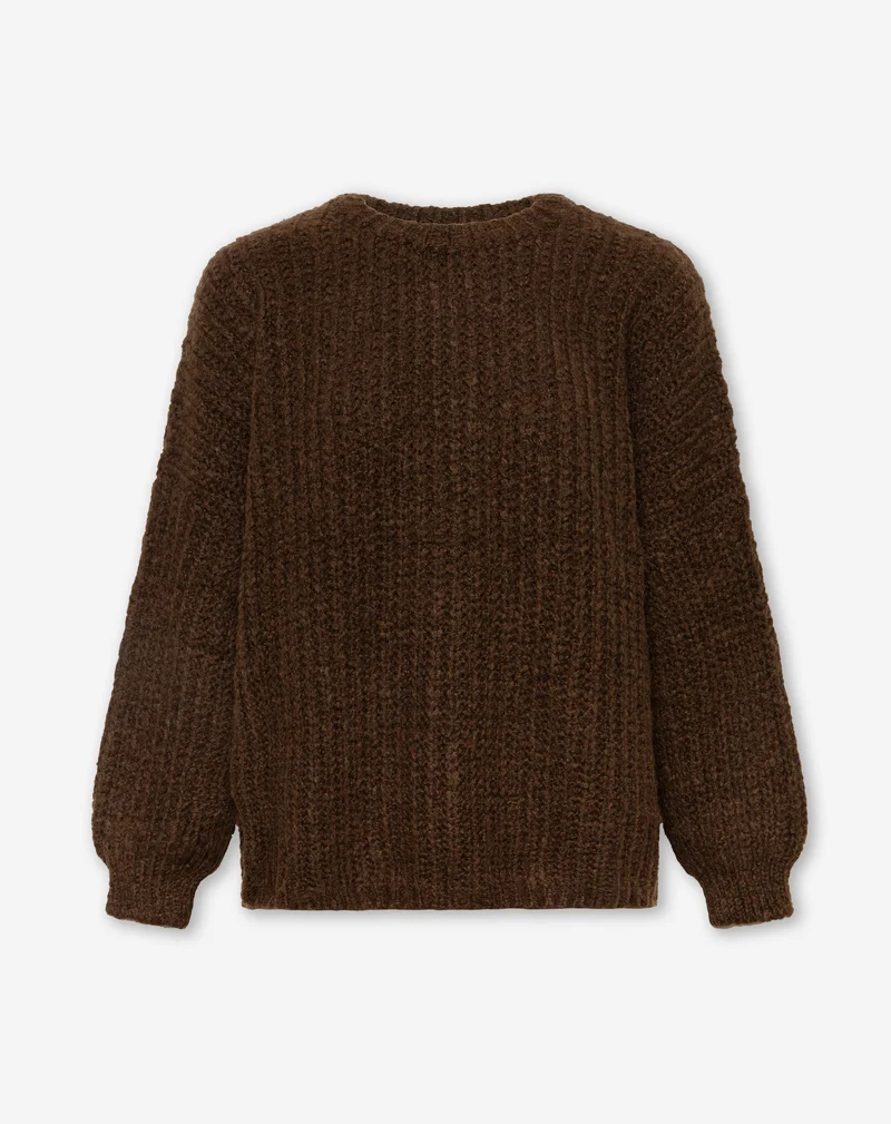 CLEO BOXY KNIT BRUIN