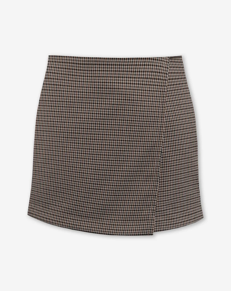 KAYLEE CHECK SKORT BRUIN