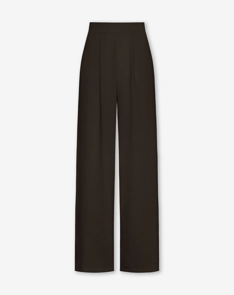 JULIE PANTALON TALL DONKERBRUIN