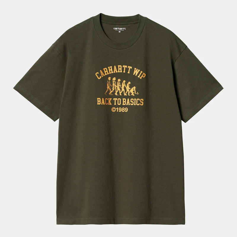 Carhartt WIP Heren Baisics T-shirt - Kantoorgroen