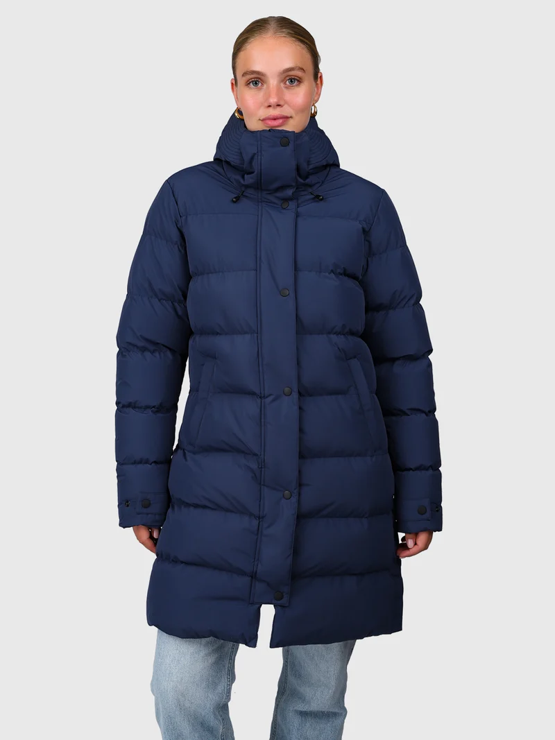 Madwell Women Puffer Jacket | Indigo Blue