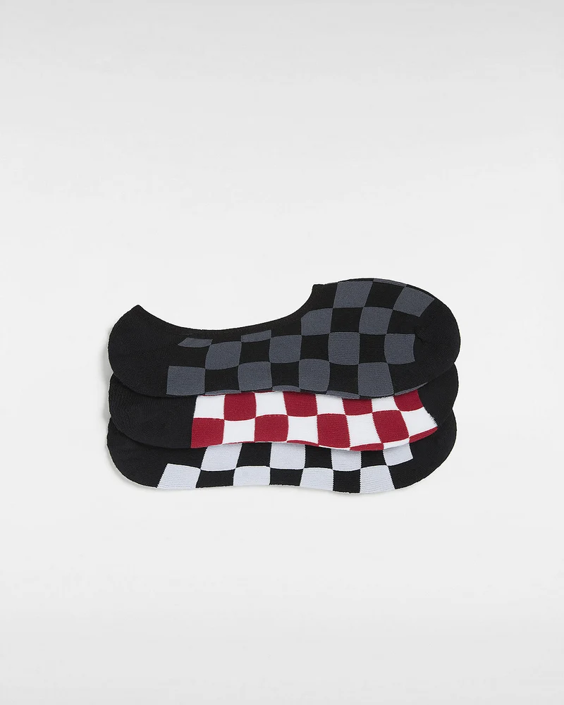 VANS Klassieke no-show sokken voor heren (3 paar) - zwart / wit