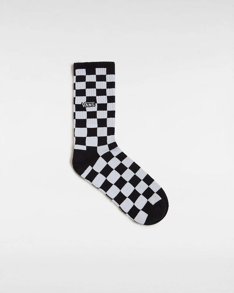 VANS Heren checkerboard crew sokken (1 paar) - zwart / wit