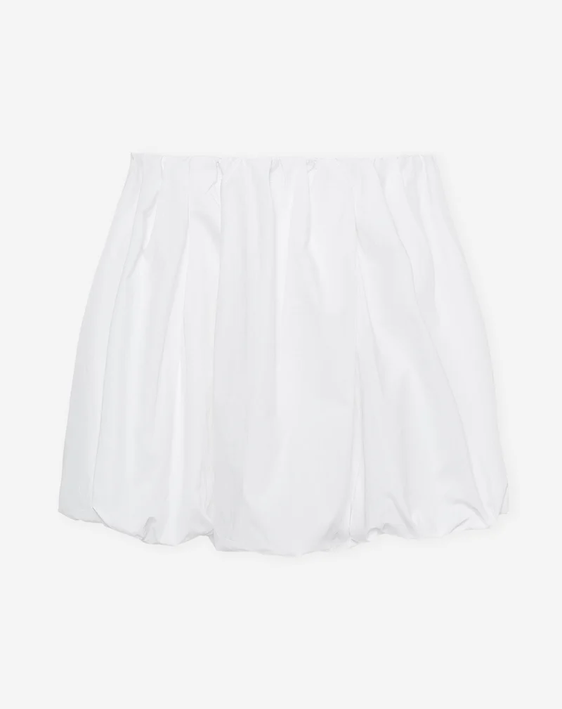 ROXY POPLIN BUBBLE HEM SKIRT WIT