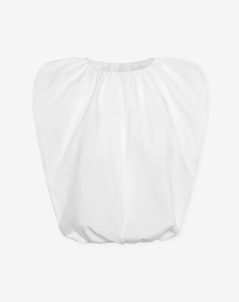 ROXY POPLIN PUFF TOP WIT
