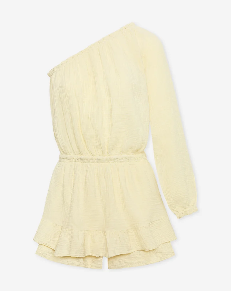 MOUSSELINE ONE SLEEVE PLAYSUIT BOTERGEEL