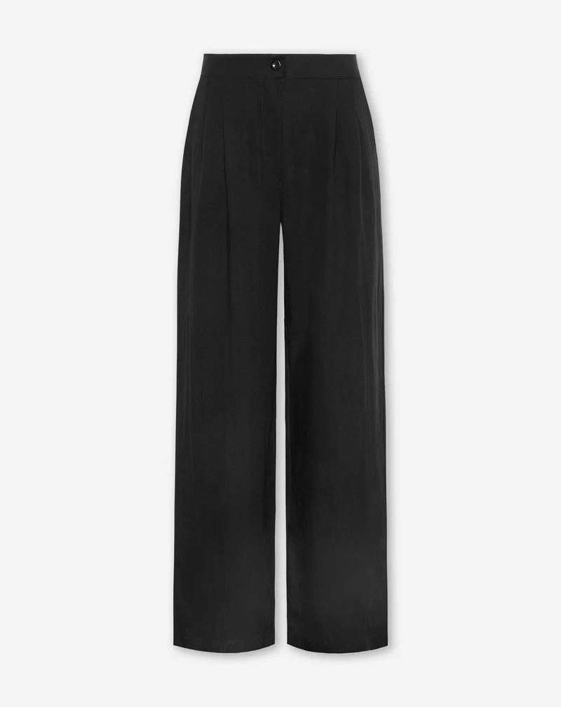 SACHA STRAIGHT LEG PANTALON TALL ZWART