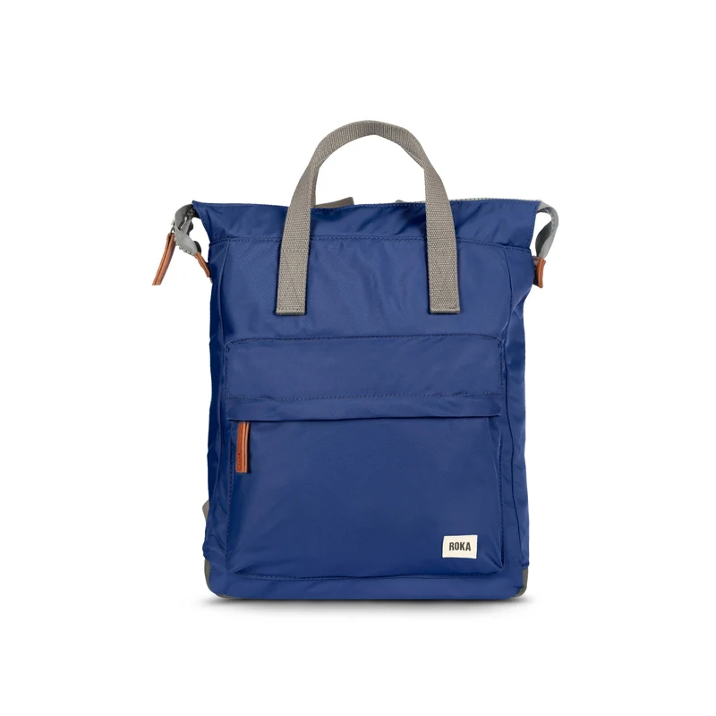 ROKA Bantry B Middelgrote tas van gerecycled nylon in verbrandblauw