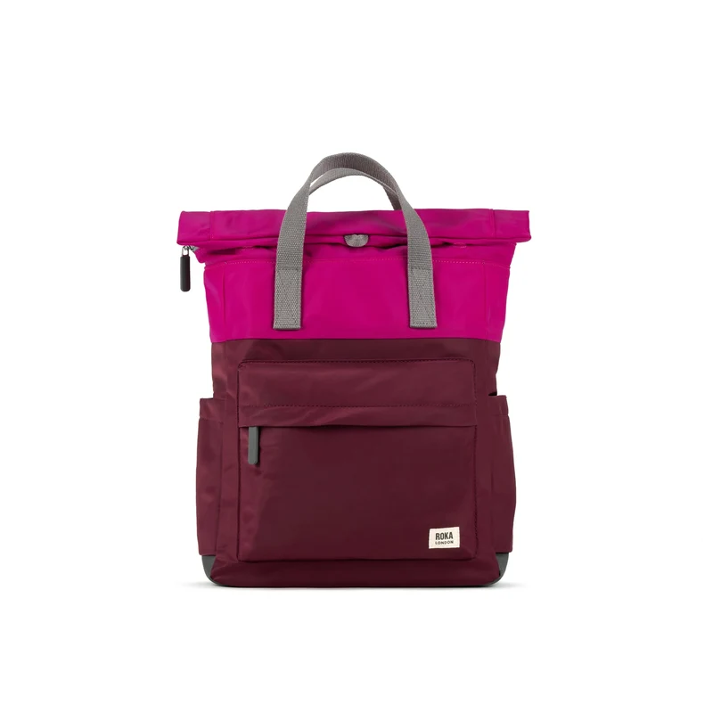 ROKA Creatieve verspilling Canfield B Pruim/Snoep Medium Tas van Gerecycled Nylon