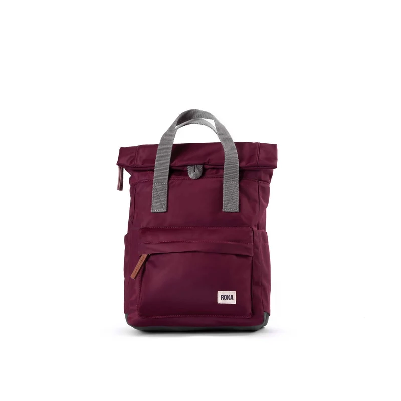 ROKA Canfield B Plum Kleine Tas van Gerecycled Nylon