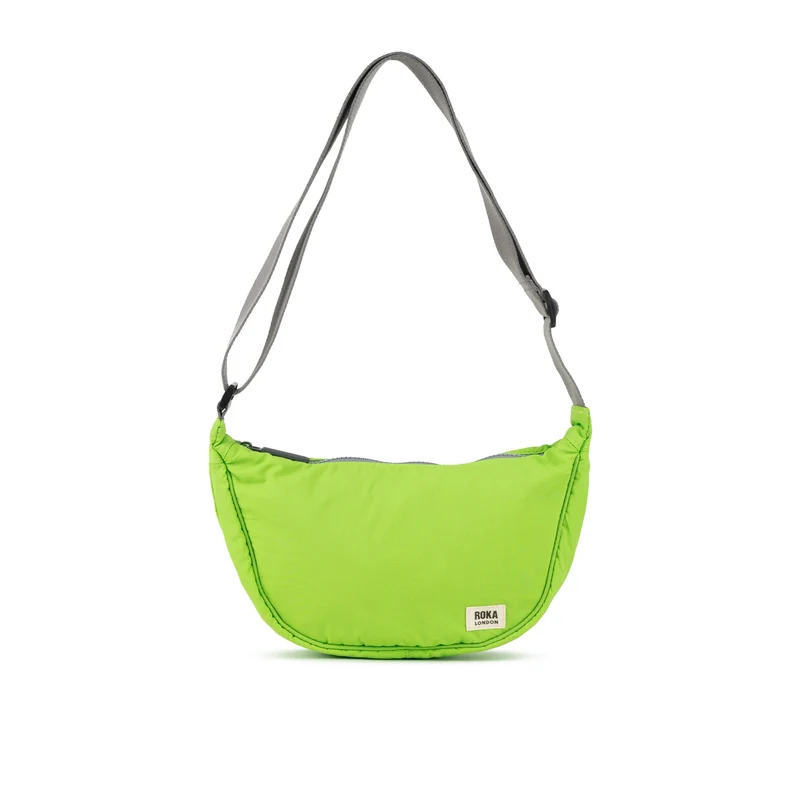 ROKA Farringdon Limekleurige gerecyclede Taslon-tas