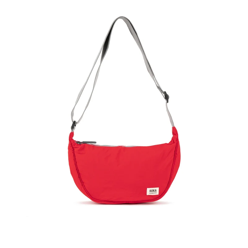 ROKA Farringdon Cranberry gerecyclede Taslon tas
