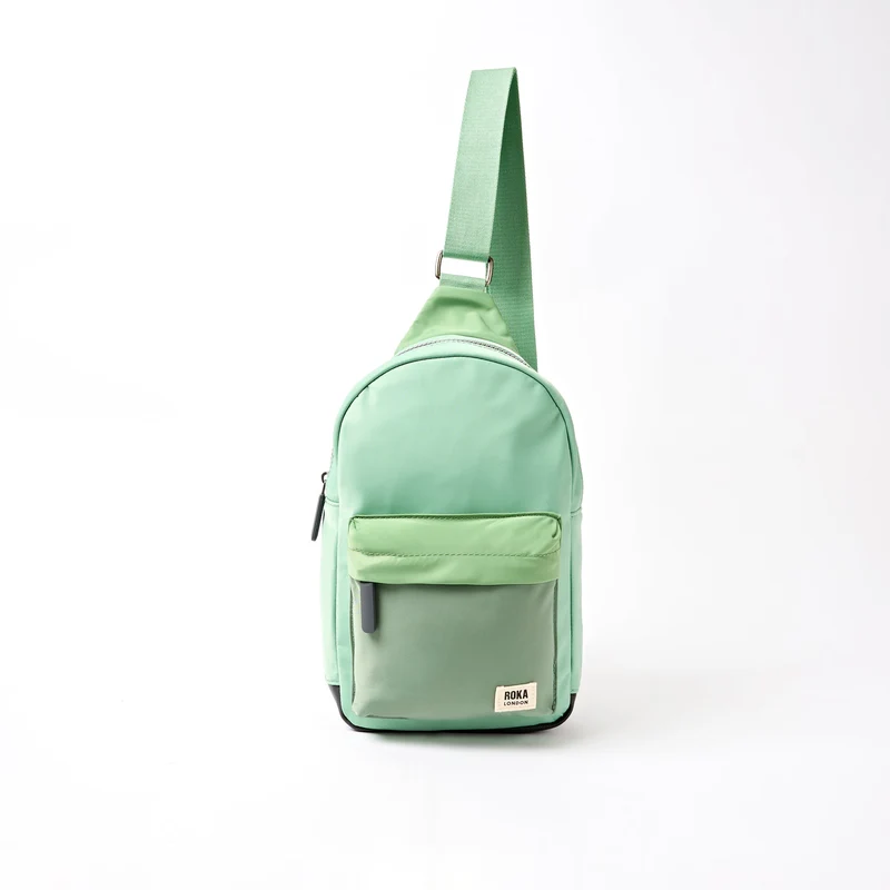 ROKA Willesden Grote tas van gerecycled nylon | Groene tinten