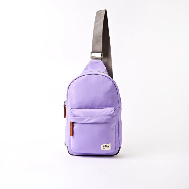 ROKA Willesden Grote tas van gerecycled nylon | Thistle Bloom