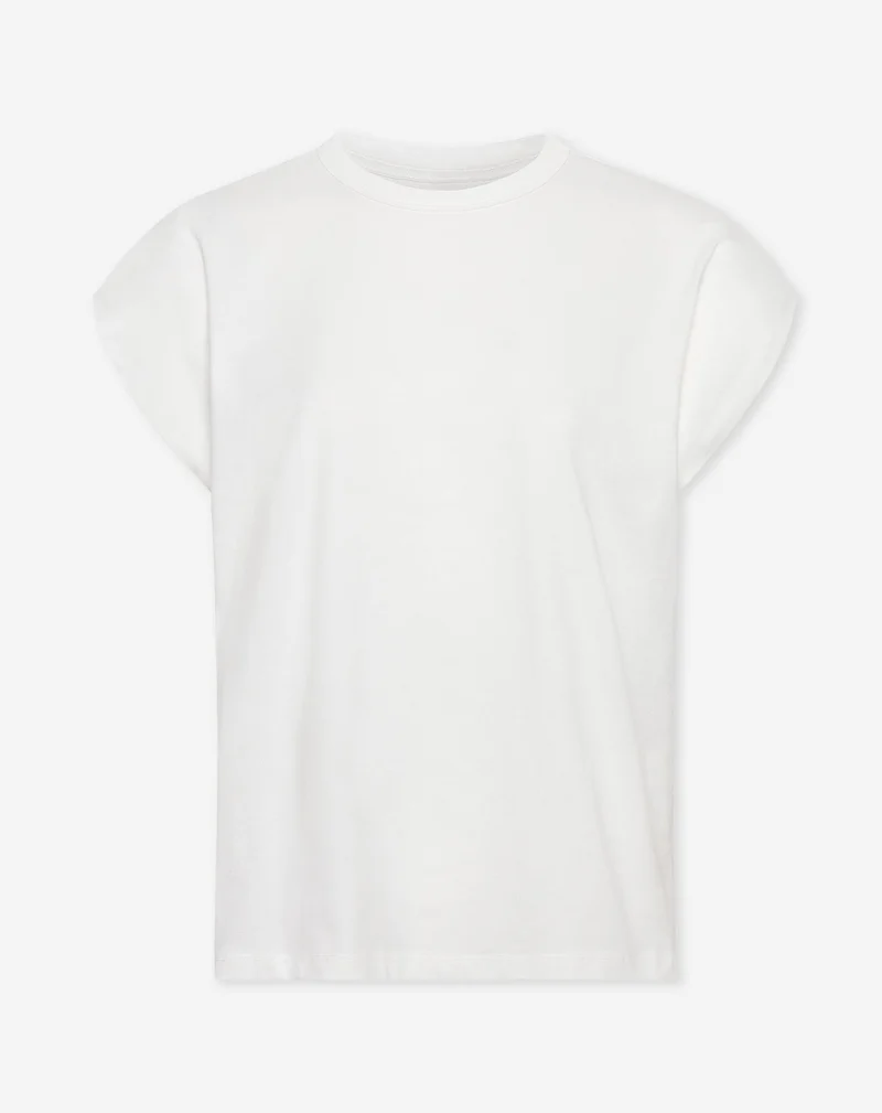 PADDED TEE CRÈME