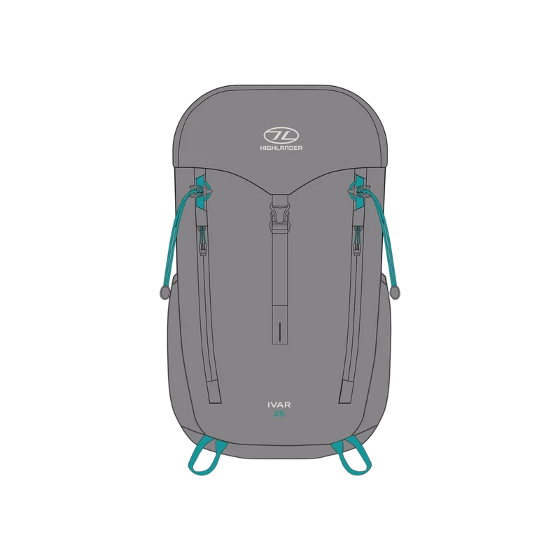 Highlander 25L Women Ivar Rucksack Haar Grey