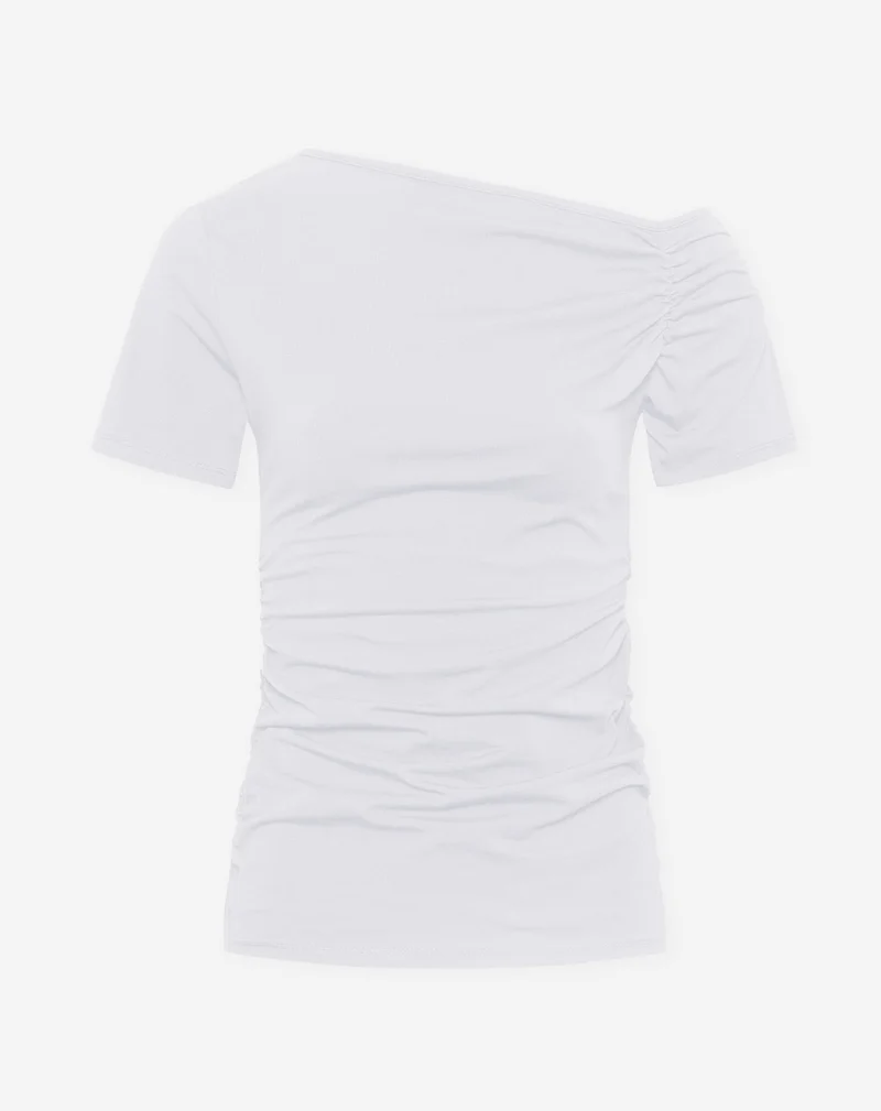 TAMAR OFF SHOULDER SHORT SLEEVE TOP WIT