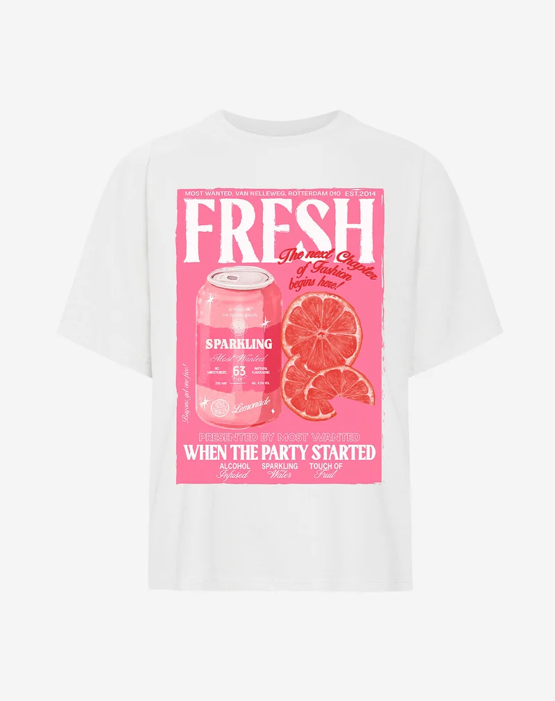 FRESH OVERSIZED TEE CRÈME