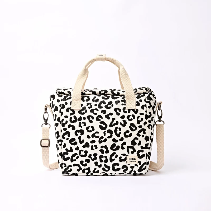 ROKA Hampstead Canvas Lunchtas | Zomerse Luipaardprint