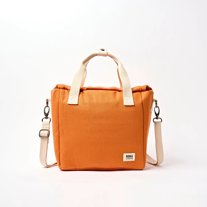 ROKA Hampstead canvas lunchtas | Verbrand oranje