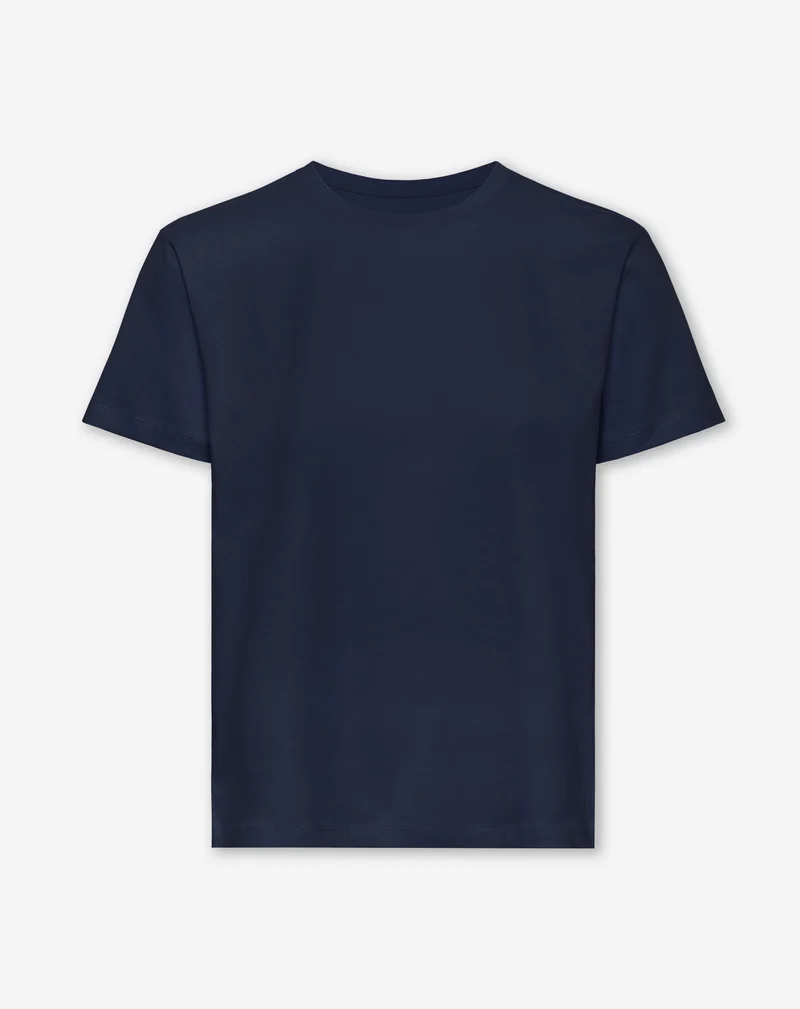 MILLENNIAL FITTED TEE MARINEBLAUW