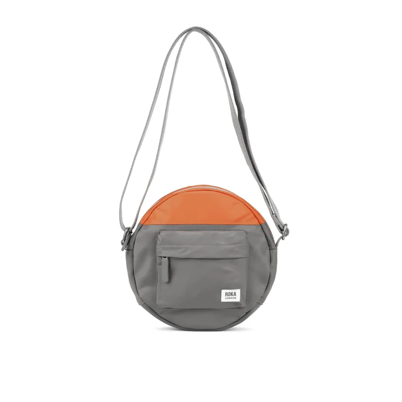 ROKA Creatieve verspilling Paddington B Grafiet / Verbrand Oranje Tas van gerecycled nylon, één maat